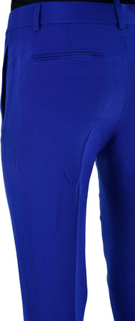 Dsquared-2-Pantalone-Blu-Donna-Seta-Bottoni-Mod.S73KA0190S39923081-da-donna