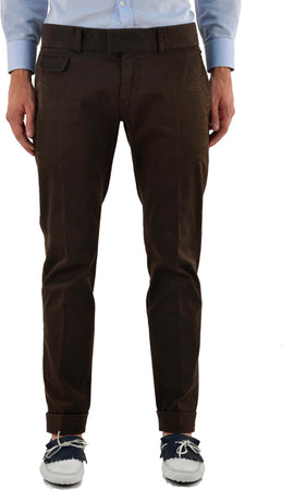 Dsquared-2-Pantalone-Marrone-Uomo-Cotone-Cerniera-Mod.S71KA0698S39021143-da-uomo