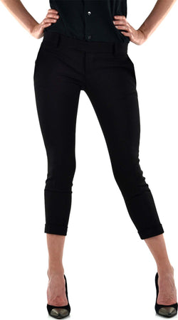 Dsquared-2-Pantalone-Nero-Donna-Lana-Bottoni-Mod.S75KA0414S36258090-da-donna