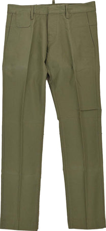 Dsquared-2-Pantalone-Verde-Uomo-Cotone-Bottoni-Mod.S74KA0563S35830060-da-uomo