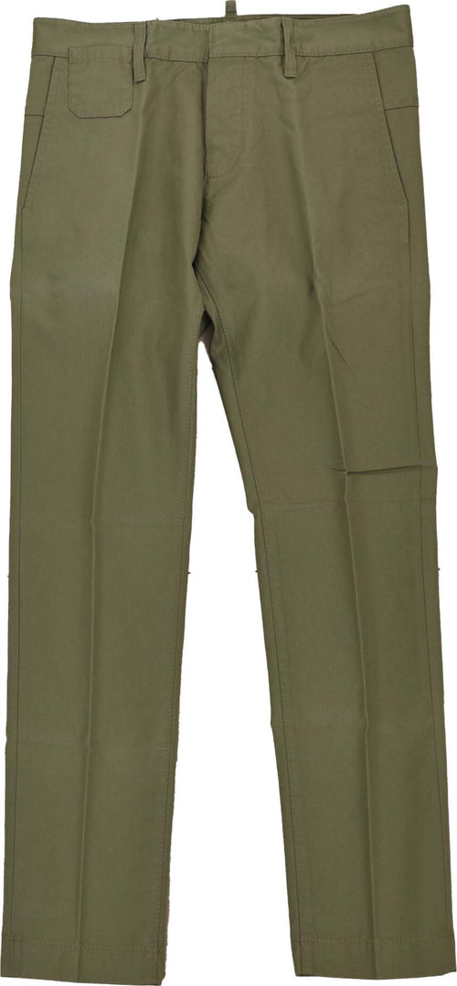 Dsquared-2-Pantalone-Verde-Uomo-Cotone-Bottoni-Mod.S74KA0563S35830060-da-uomo