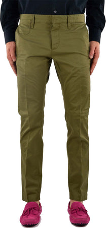 Dsquared-2-Pantalone-Verde-Uomo-Cotone-Bottoni-Mod.S74KA0563S35830060-da-uomo