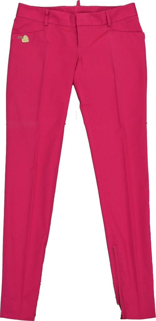 Dsquared-2-Pantaloni-Fucsia-Donna-Cotone-Bottoni-Mod.S72KA0439S40221055-da-donna