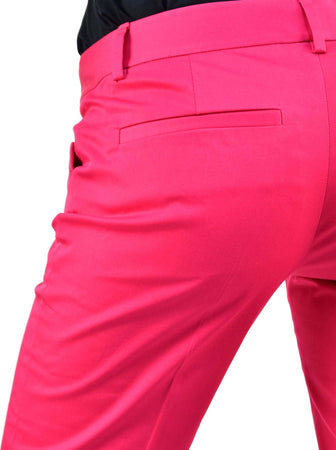 Dsquared-2-Pantaloni-Fucsia-Donna-Cotone-Bottoni-Mod.S72KA0439S40221055-da-donna