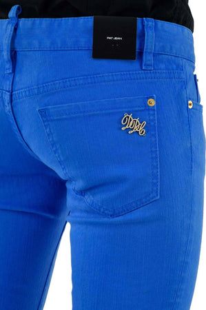 Dsquared-2-Pat-Jean-Blu-Donna-Cotone-Bottoni-Mod.S75LA0417S39781083-da-donna