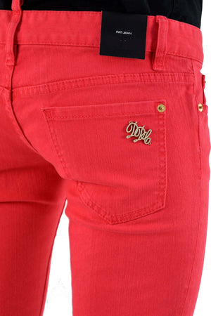 Dsquared-2-Pat-Jean-Rosso-Donna-Cotone-Bottoni-Mod.S75LA0417S39781042-da-donna
