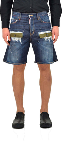 Dsquared-2-Shorts-di-Jeans-Blu-Uomo-Cotone-Bottoni-Mod.S74MU0463230342470-da-uomo