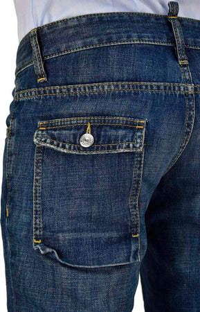 Dsquared-2-Slim-Jean-Blu-Uomo-Cotone-Bottoni-Mod.S74LA0490S30281470-da-uomo
