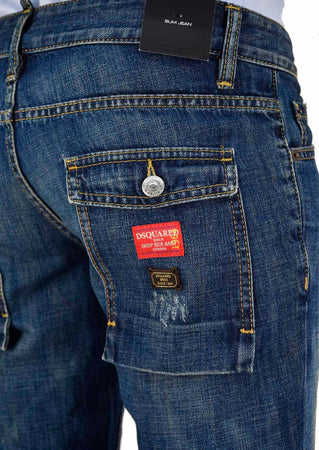 Dsquared-2-Slim-Jean-Blu-Uomo-Cotone-Bottoni-Mod.S74LA0490S30281470-da-uomo