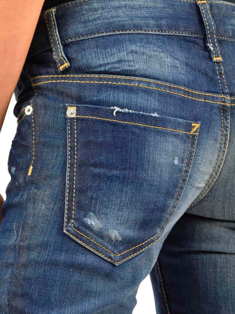 Dsquared-2-Super-Slim-Jean-Blu-Donna-Cotone-Bottoni-Mod.S72LA0367S30329089-da-donna