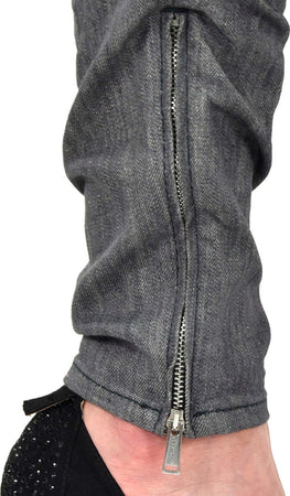 Dsquared-2-Super-Slim-Jean-Grigio-Donna-Cotone-Bottoni-Mod.S75LA0421S30260093-da-donna