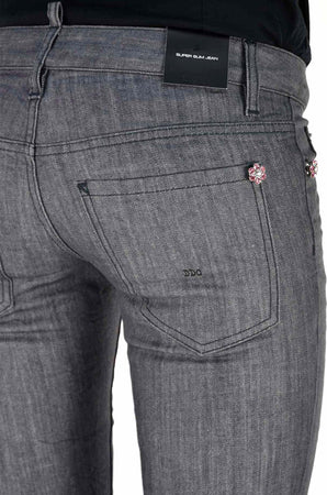 Dsquared-2-Super-Slim-Jean-Grigio-Donna-Cotone-Bottoni-Mod.S75LA0421S30260093-da-donna