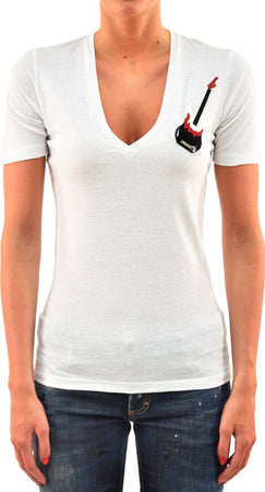 Dsquared-2-T-Shirt-Bianca-Donna-Cotone-Logo-Mod.S75GC0098S20696001-da-donna