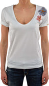 Dsquared-2-T-Shirt-Bianca-Donna-Cotone-Logo-Mod.S75GC0508S20161090-da-donna