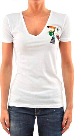 Dsquared-2-T-Shirt-Bianca-Donna-Cotone-Logo-Mod.S75GC0586S21441010-da-donna