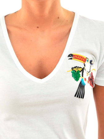 Dsquared-2-T-Shirt-Bianca-Donna-Cotone-Logo-Mod.S75GC0586S21441010-da-donna