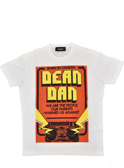 Dsquared-2-T-Shirt-Bianca-Uomo-Stampa-Grafica-Mod.S74GD0447S22427100-da-uomo
