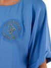 Dsquared-2-T-Shirt-Blu-Donna-Seta-Logo-Mod.S75NC0347S41339083-da-donna