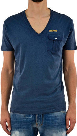 Dsquared-2-T-Shirt-Blu-Uomo-Logo-Mod.S74GC0842S20696477-da-uomo