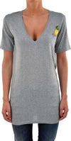 Dsquared-2-T-Shirt-Lunga-Grigia-Donna-Cotone-Logo-Mod.S72HA0369S14270091-da-donna