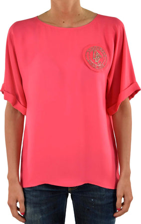 Dsquared-2-T-Shirt-Rosa-Donna-Seta-Logo-Mod.-S75NC0347-S41339-041-da-donna