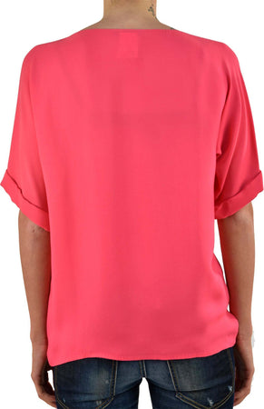 Dsquared-2-T-Shirt-Rosa-Donna-Seta-Logo-Mod.-S75NC0347-S41339-041-da-donna