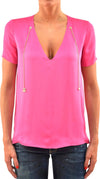Dsquared-2-T-Shirt-Rosa-Donna-Seta-Pendenti-a-Catena-Mod.S72NC0403S39499053-da-donna