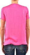 Dsquared-2-T-Shirt-Rosa-Donna-Seta-Pendenti-a-Catena-Mod.S72NC0403S39499053-da-donna