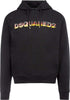 Dsquared2-Felpa-Uomo-Con-Cappuccio-Nera-Maxi-Logo-S74gu0350
