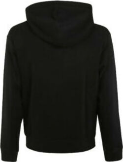 Dsquared2-Felpa-Uomo-Con-Cappuccio-Nera-Maxi-Logo-S74gu0350
