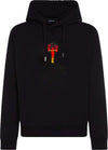 Dsquared2-Felpa-Uomo-Nera-Flame-Key-Hoodie-Black-con-Cappuccio-S74GU0349