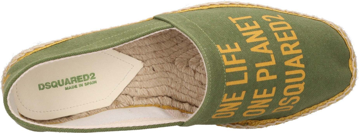 Dsquared2-Scarpe-basse-Verde-da-uomo