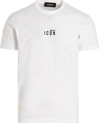 Dsquared2-T-shirt-Uomo-Logo-Piccolo-Icon-Girocollo-Maniche-Corte