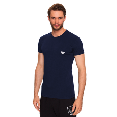 Emporio Armani T-Shirt Uomo Logo Ricamato Tinta Unita Maglia Girocollo Underwear t-shirt 111035 3r512 00020 Moda/Uomo/Abbigliamento/Intimo/Canottiere e magliette Euforia - Bronte, Commerciovirtuoso.it