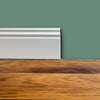 bancale da 100ml di Battiscopa DUCALE in POLIMERI linea BASICBOARD  100x15mm - BIANCO pitturabile