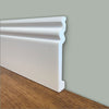 Battiscopa DUCALE in POLIMERI linea BASICBOARD  100x15mm - BIANCO pitturabile (prezzo al metro)