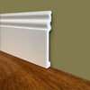 Battiscopa DUCALE in POLIMERI linea BASICBOARD  120x15mm - BIANCO pitturabile (prezzo al metro)