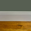 100ML di Battiscopa PREMIUM in legno MASSELLO mod.DUCALE 91x15 laccato bianco liscio - Eternal Parquet