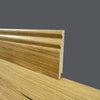 BATTISCOPA DUCALE in legno MASSELLO impiallacciato VERO LEGNO DI ROVERE 95x15 verniciato opaco poro aperto - Eternal Parquet