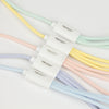 Cavo nylon 3 in 1 colorato - power 100W - USB-A