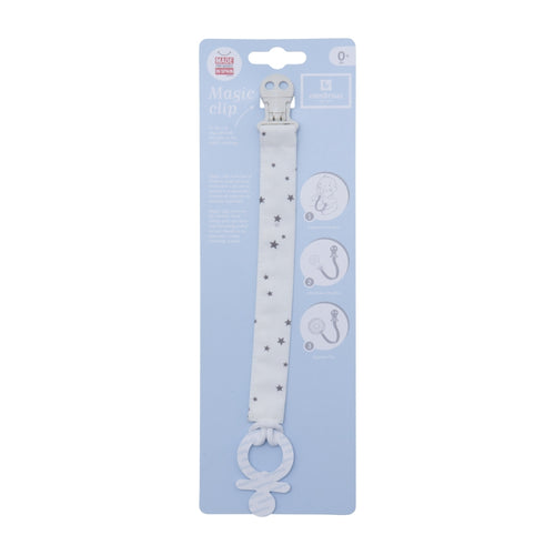 Catenella Ciuccio Magic Clip Cambrass Astra Grigio Star