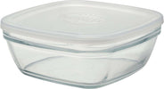 DURALEX-Ciotola-Quadrata-impilabile-con-Coperchio-Smerigliato,-23-cm