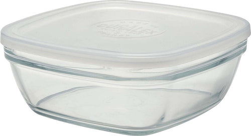 DURALEX-Ciotola-Quadrata-impilabile-con-Coperchio-Smerigliato,-23-cm