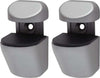 DURALINE---2-PEZZI---COPPIA-DI-REGGIMENSOLE-A-CLIPS---COLORE-ARGENTO-SATINATO-OPACO