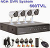 Dvr 4 Canali + 4 Telecamere Infrarossi Led Kit Videosorveglianza Da Cellulare Fai da te/Sicurezza e protezione/Sistemi di sicurezza domestica/Kit video per la sicurezza domestica/Kit di sorveglianza DVR Trade Shop italia - Napoli, Commerciovirtuoso.it