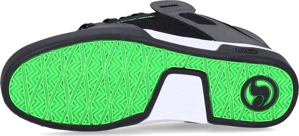 DVS-Scarpe-Skate-Uomo-Comanche-2.0+-Black/charcoal/lime-Nubuck-da-uomo