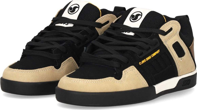 DVS-Scarpe-Skate-Uomo-Comanche-2.0+-Black/tan/yellow/suede-da-uomo