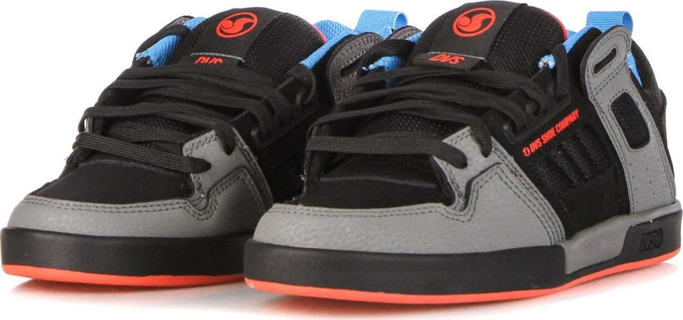 DVS-Scarpe-Skate-Uomo-Comanche-2.0+-Charcoal/black/fiery-Red/blue/nubuck-da-uomo