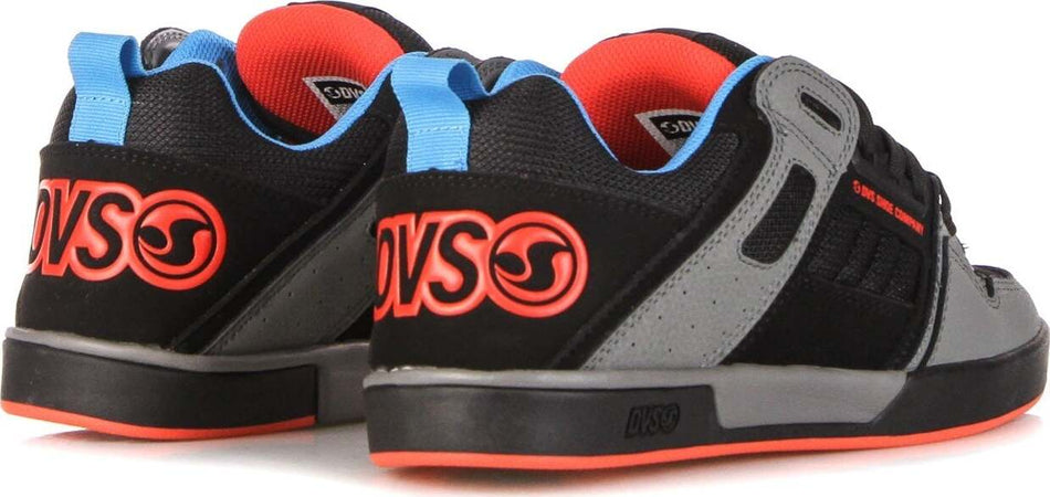 DVS-Scarpe-Skate-Uomo-Comanche-2.0+-Charcoal/black/fiery-Red/blue/nubuck-da-uomo