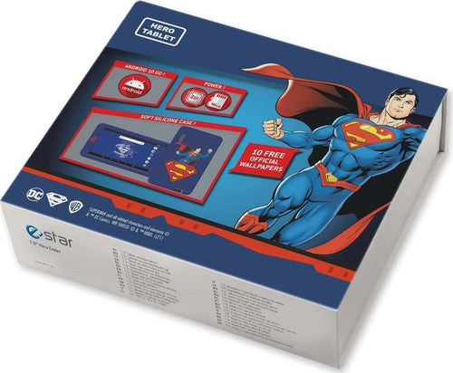 E-star-Tablet-per-Bambini-3---6-anni-7-Pollici-Wi-Fi-2-GB-Ram-Android-9-con-fotocamera-modello-Superman